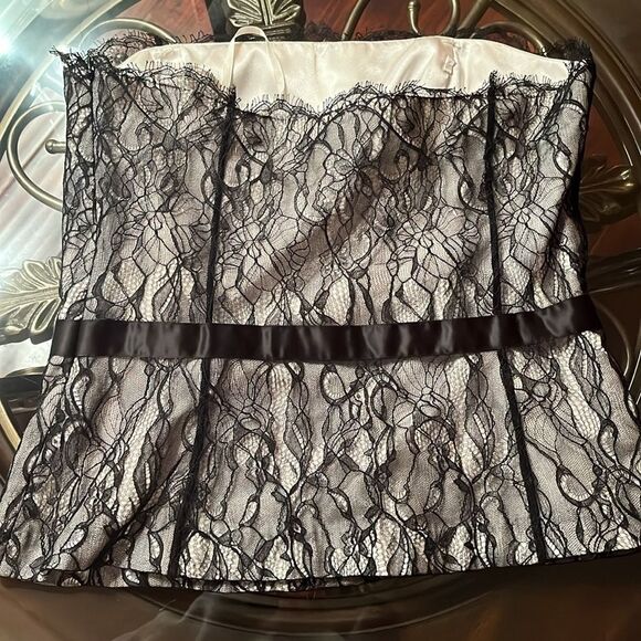 Elegant Black Lace Bustier - Picture 3 of 3